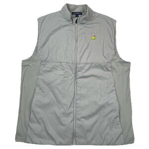 Clubhouse Collection Masters Vest Full Zip Softshell Gray Men's XL
